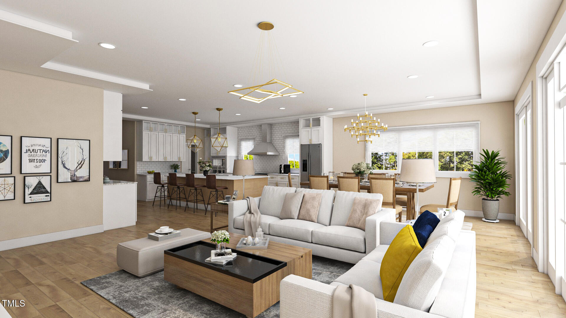 135 Gary Road Carrboro, NC 27510 - Photo 3 of 5 a living room with furniture and a large window