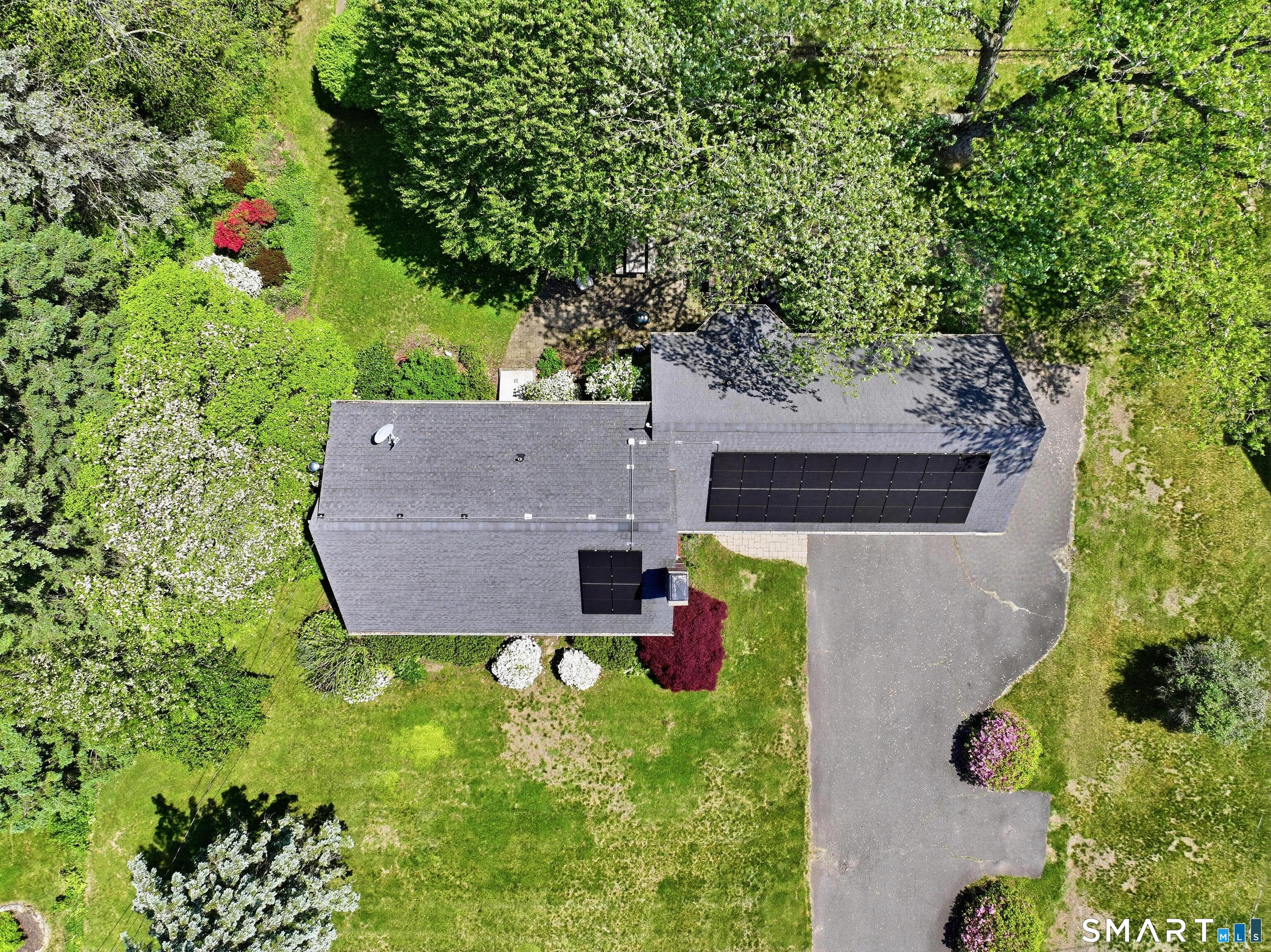 48 Case Road Burlington, CT 06013 - Photo 32 of 39 an aerial view of a house