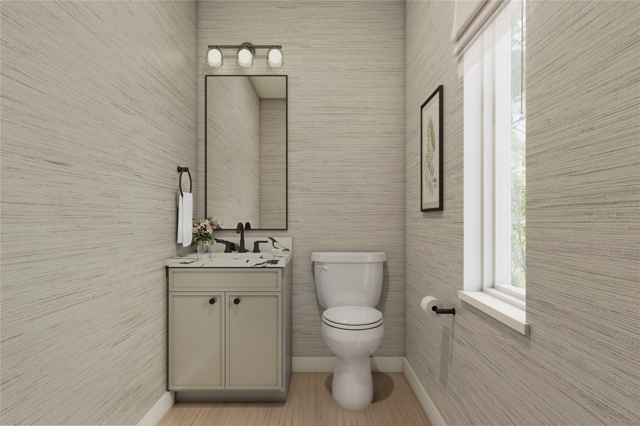 1202 Bianca Breeze Place Austin, TX 78721 - Photo 28 of 39 Half bath with vanity and toilet