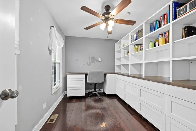 a room with storage and utility