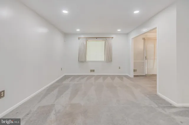 a view of an empty room