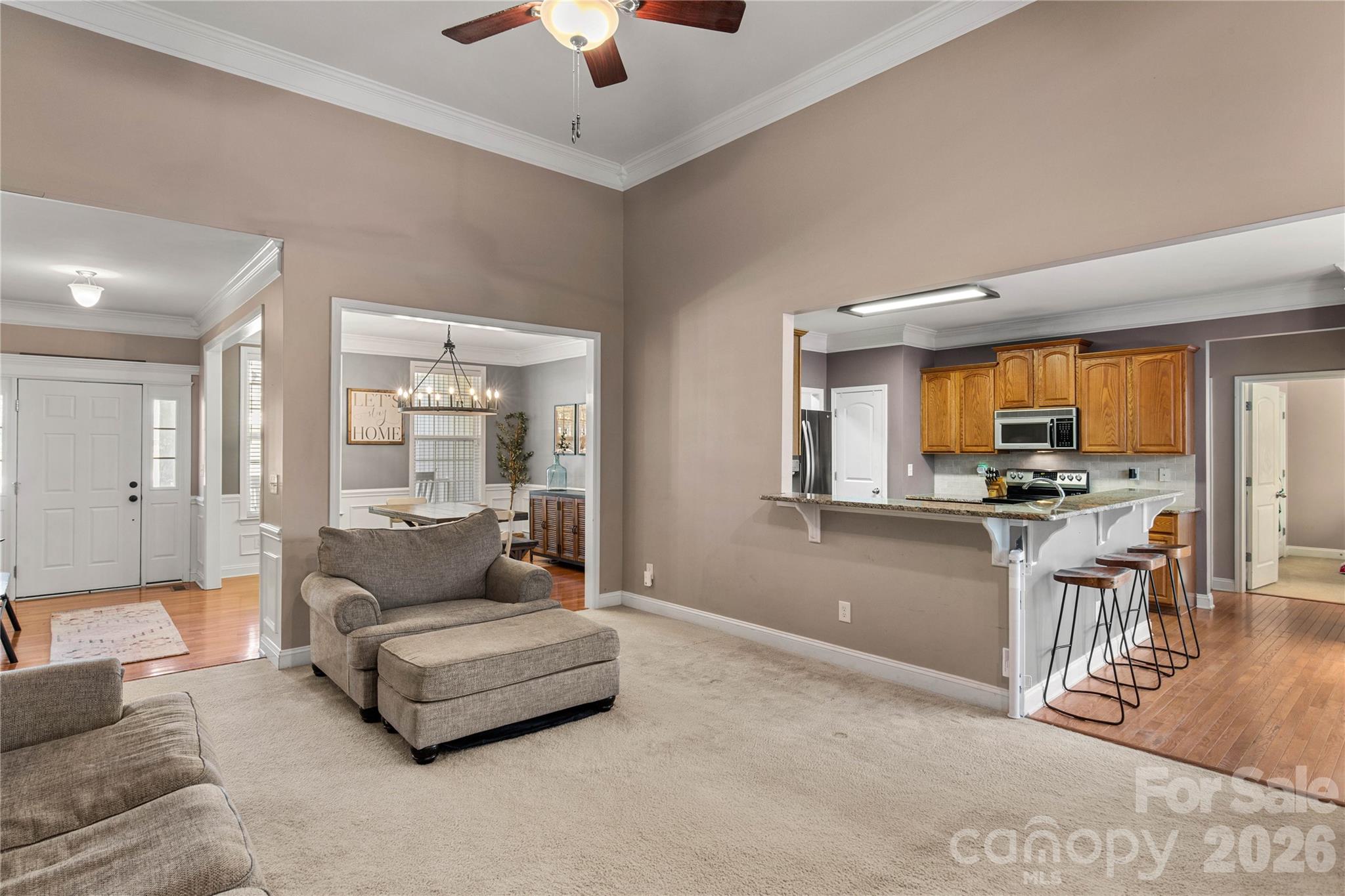 2341 Valley Meadows Drive York, SC 29745 - Photo 11 of 46 a living room with furniture and a large window