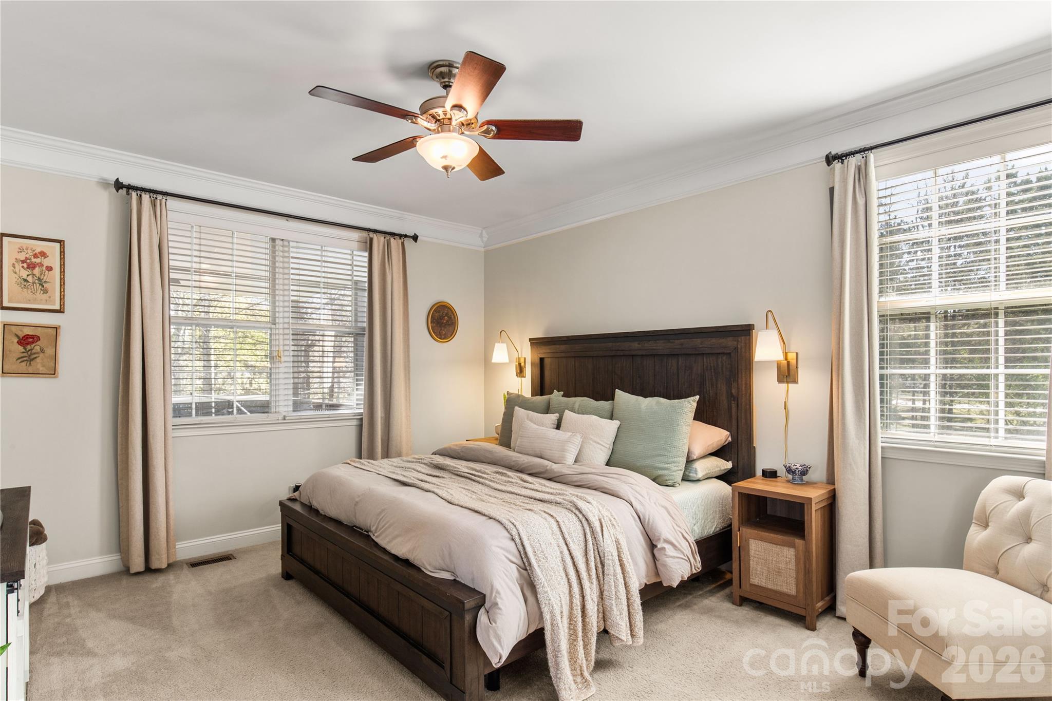 2341 Valley Meadows Drive York, SC 29745 - Photo 18 of 46 a bedroom with a bed and window