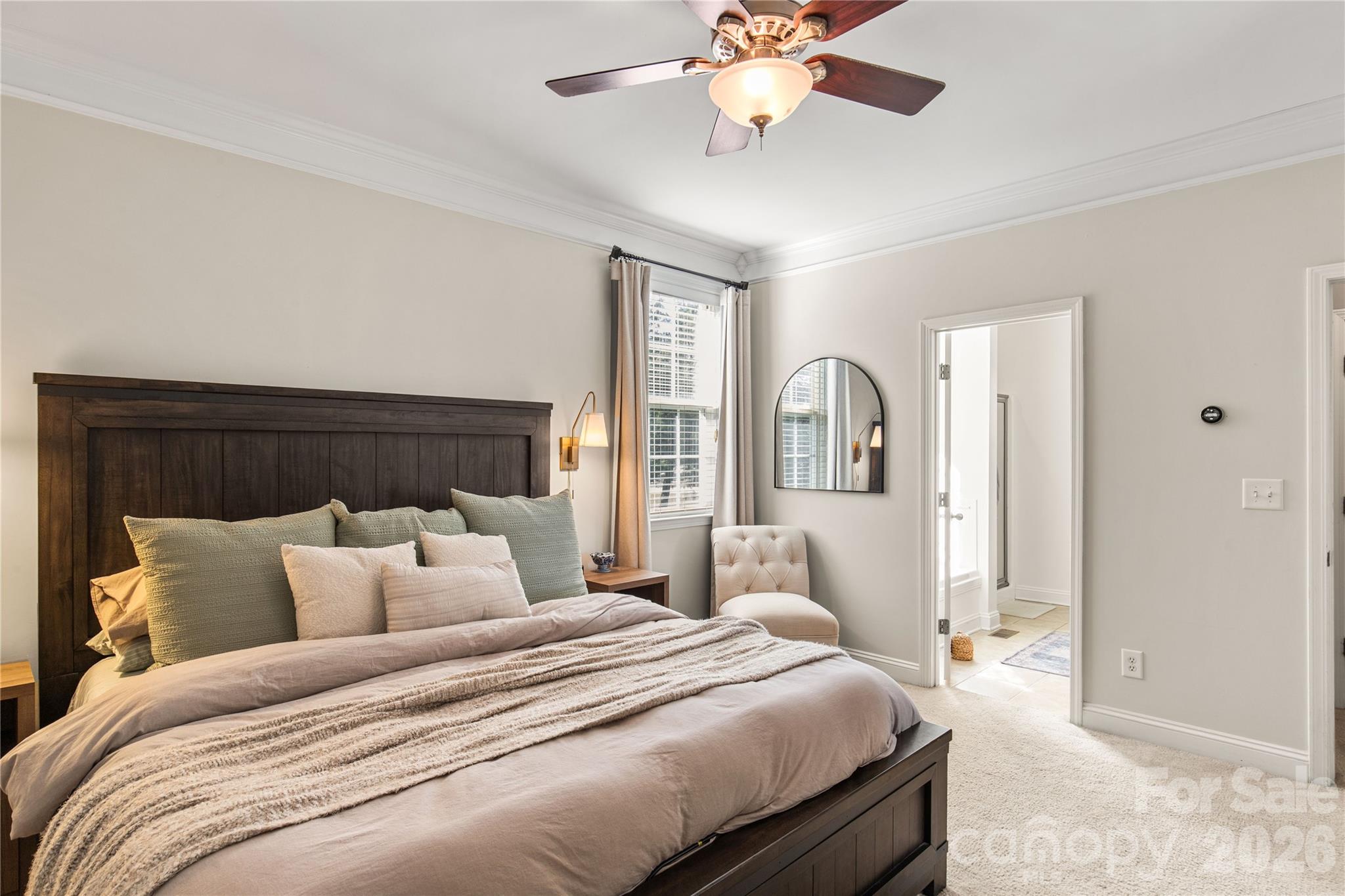 2341 Valley Meadows Drive York, SC 29745 - Photo 19 of 46 a bedroom with bed and wooden floor