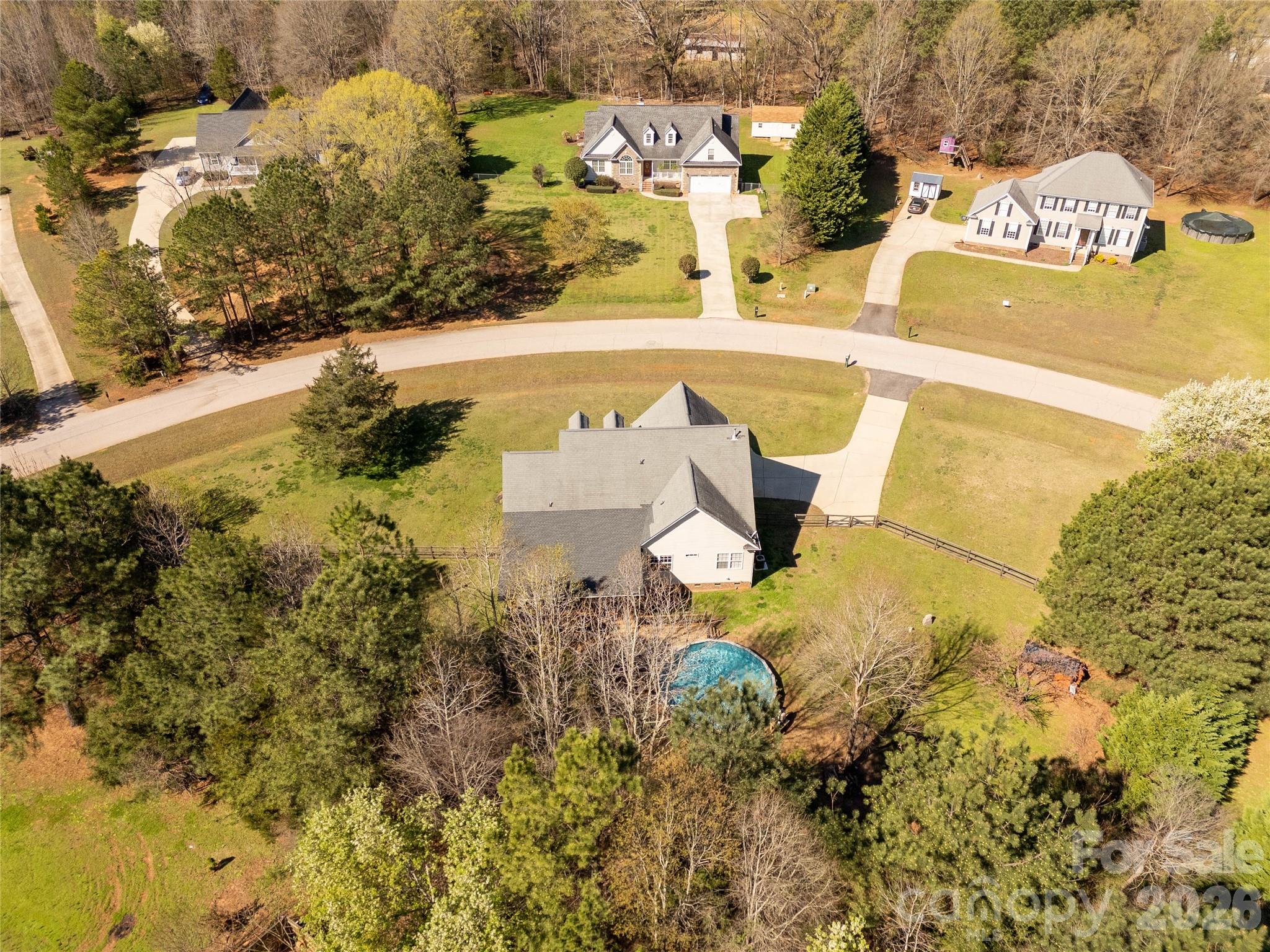2341 Valley Meadows Drive York, SC 29745 - Photo 42 of 46 a view of swimming pool from a lake view