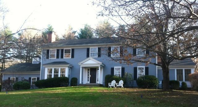 225 Riders Lane Fairfield, CT 06824 - Photo 1 of 1 a front view of a house with a garden