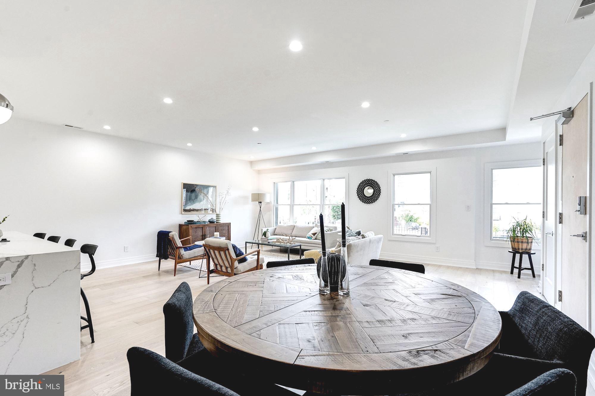 1603 Isherwood Street Northeast, Unit 2 Washington, DC 20002 - Photo 24 of 24 a view of a living room and dining room