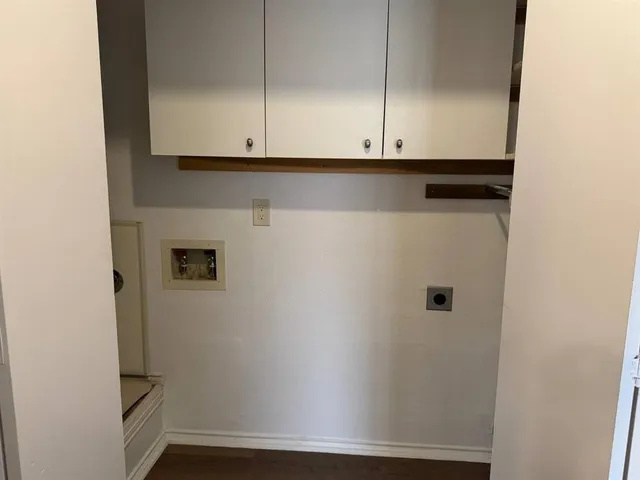 a view of cabinets