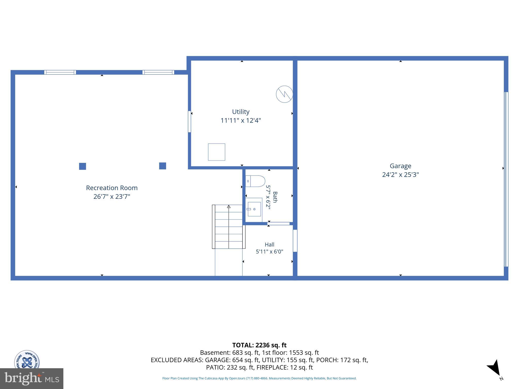 12588 Lebanon Church Road Felton, PA 17322 - Photo 58 of 58 Lower level floor plan