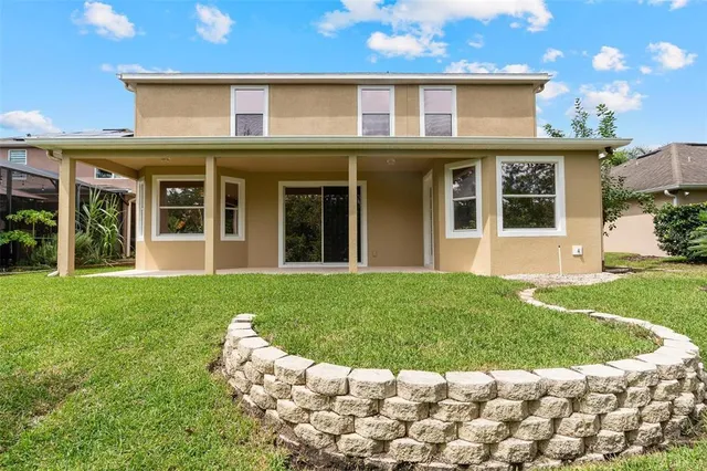a view of a decorative light in a room
