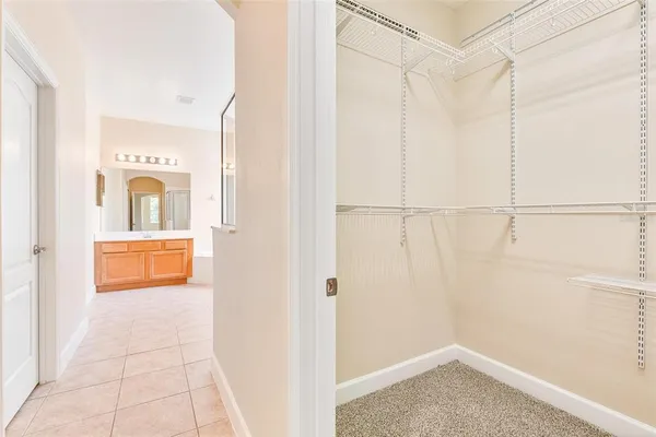 a view of a lake with a house