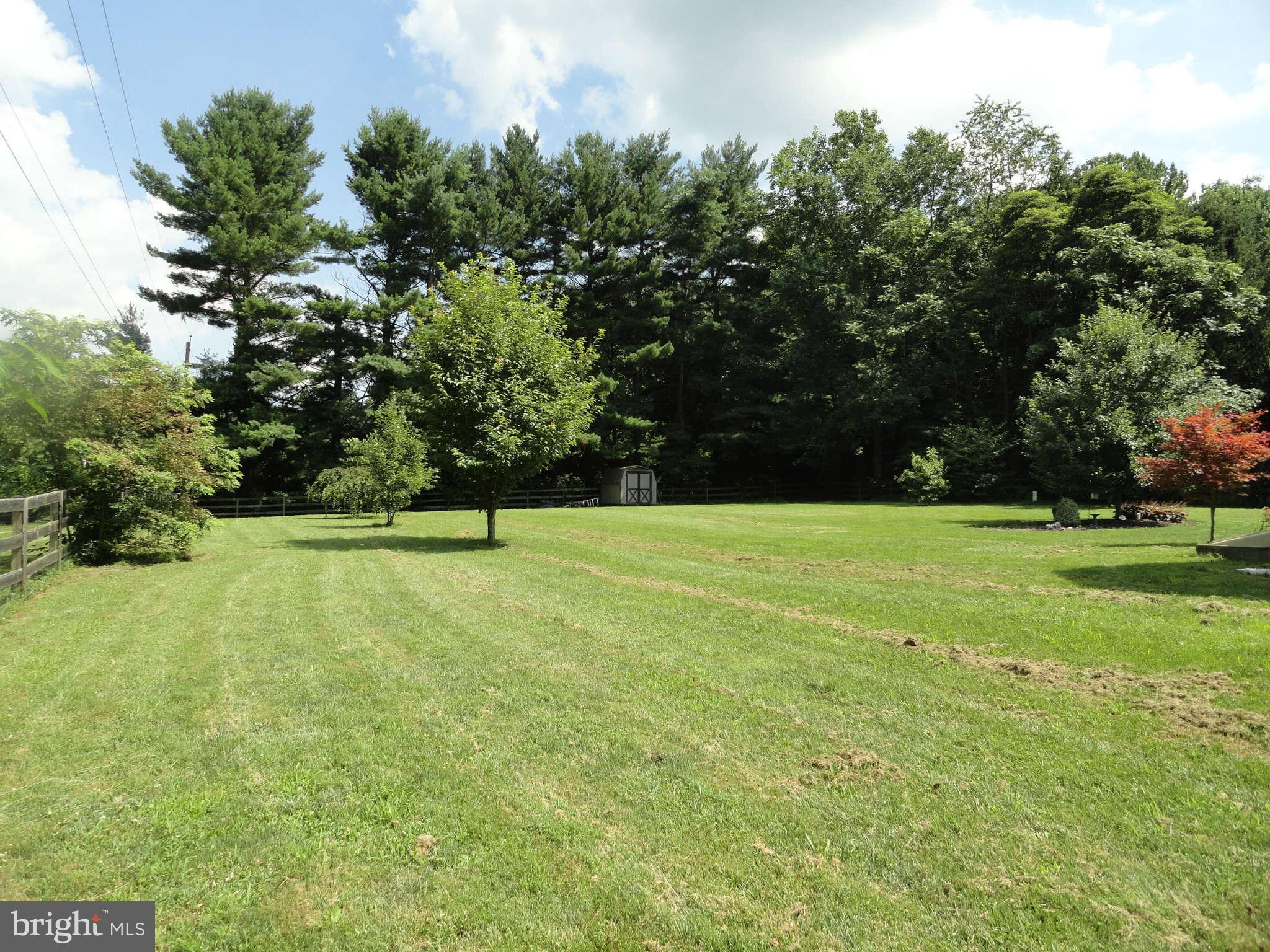 2241 Engle Road Fallston, MD 21047 - Photo 27 of 30 Fully Fenced Level Backyard with Storage Shed