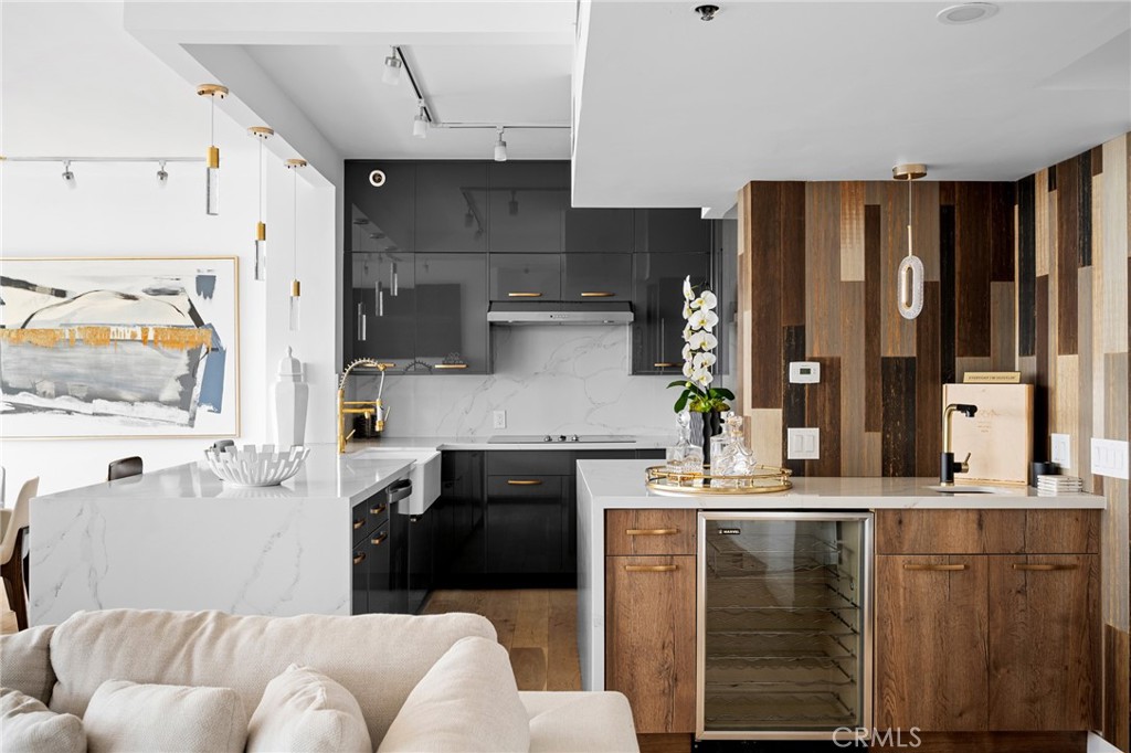 222 Monterey Road, Unit 1603 Glendale, CA 91206 - Photo 16 of 65 a kitchen with stainless steel appliances granite countertop a refrigerator and a stove