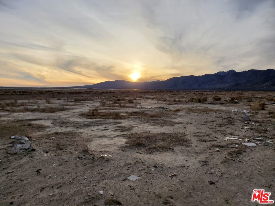 a view of an outdoor space and mountain view