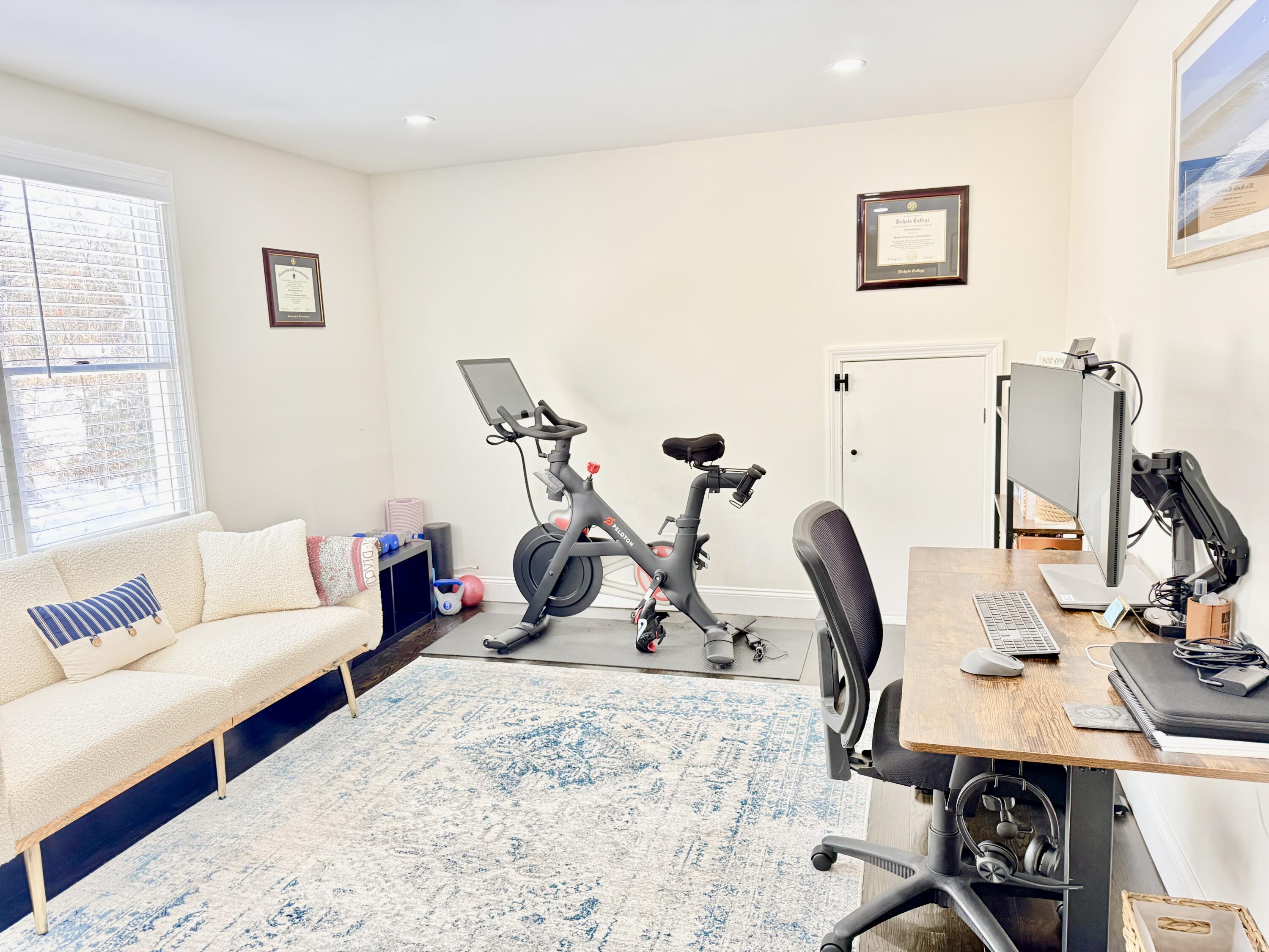 117 A P Newcomb Road Brewster, MA 02631 - Photo 32 of 69 a view of a livingroom with workspace and a couch