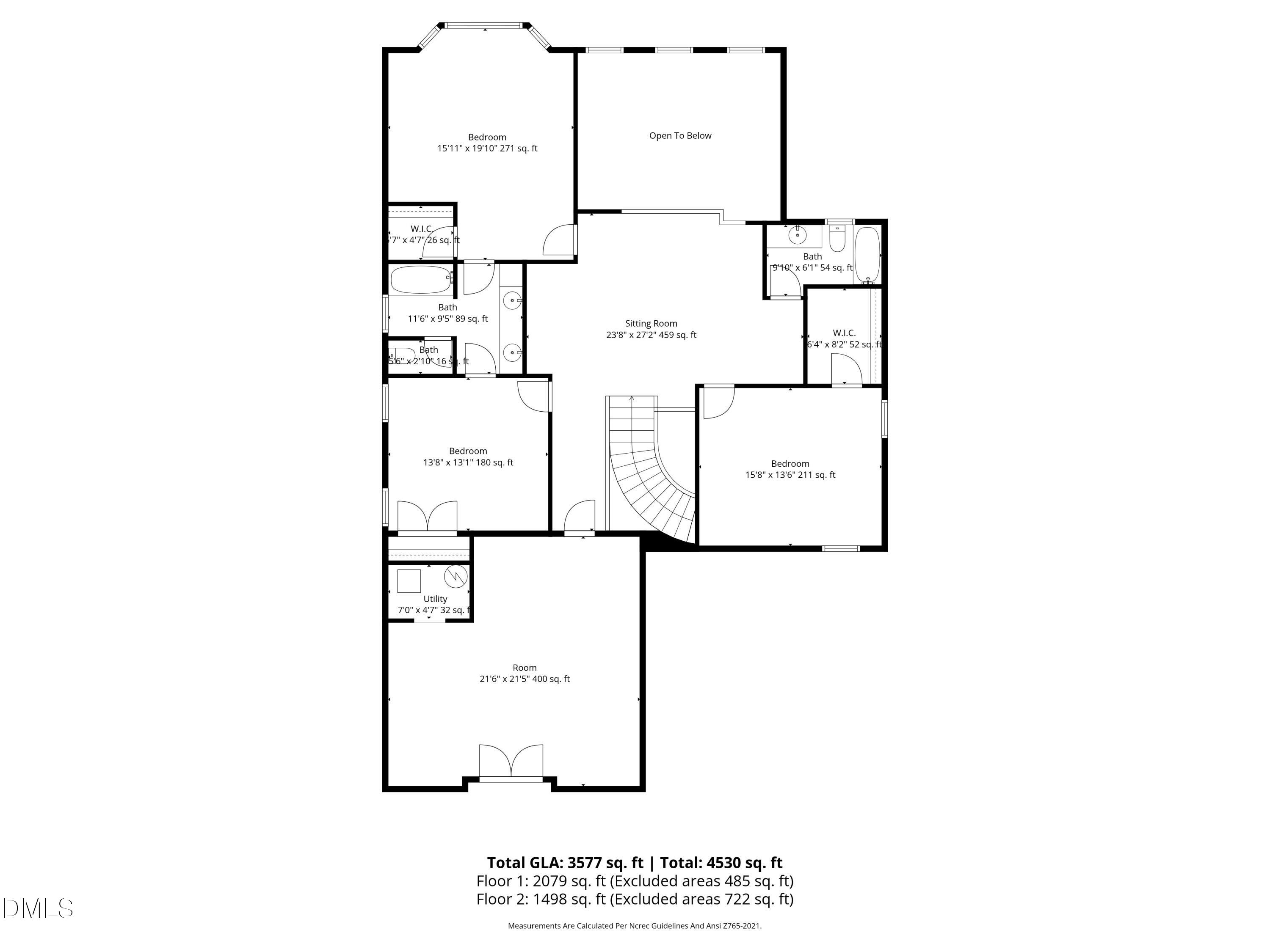 916 Overlook Ridge Road Wake Forest, NC 27587 - Photo 55 of 56 2nd_floor_916_overlook_ridge_road_wake_f