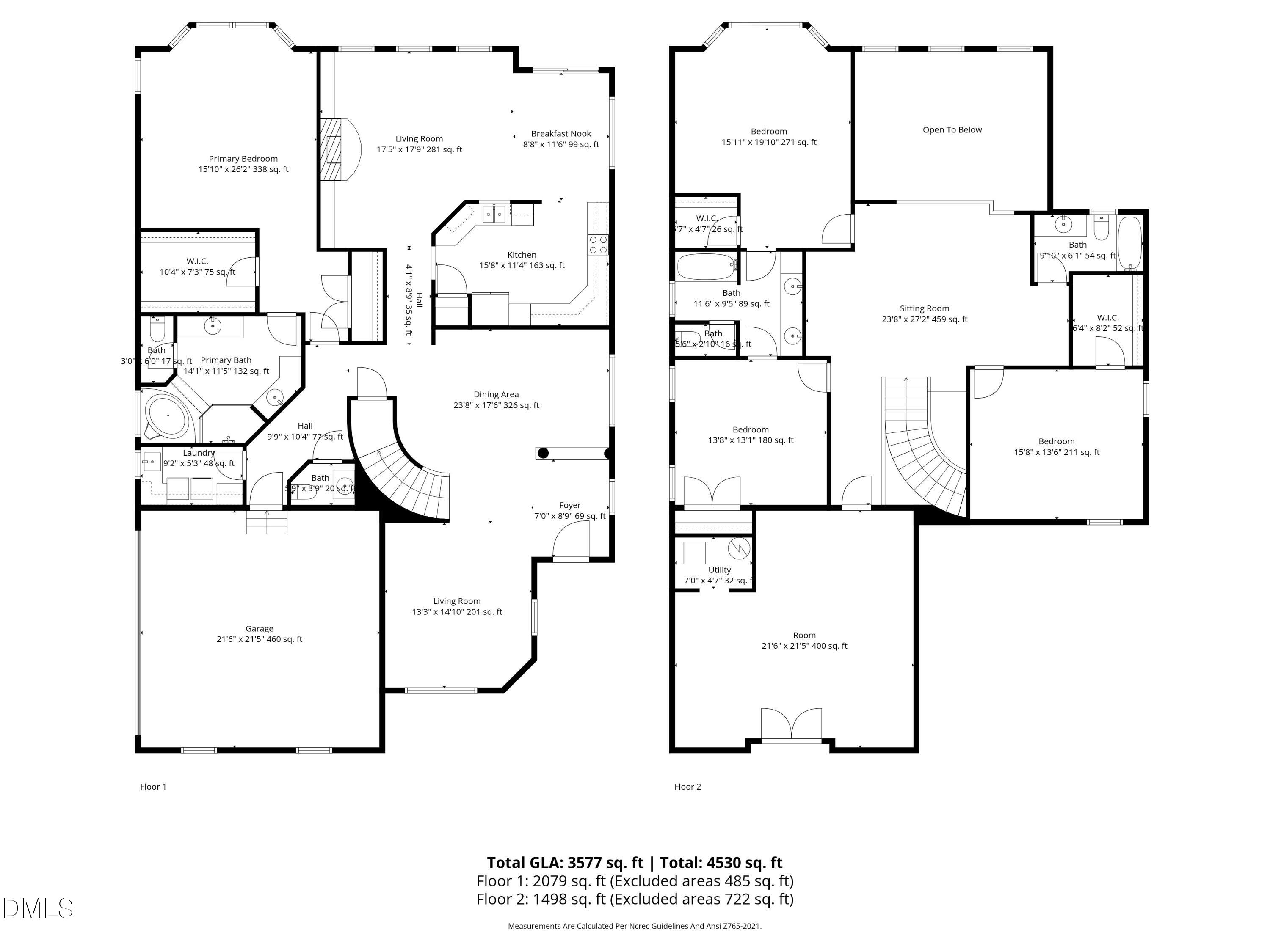 916 Overlook Ridge Road Wake Forest, NC 27587 - Photo 56 of 56 all_floors_916_overlook_ridge_road_wake_