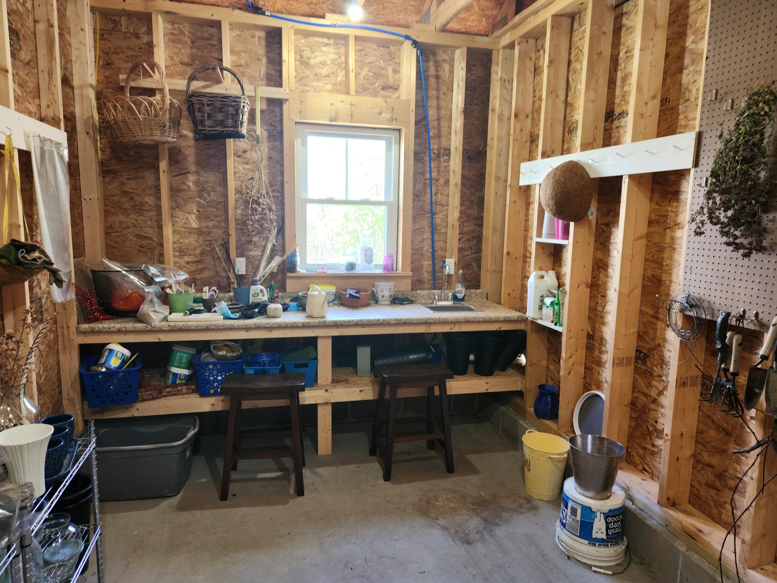 286 Staples Hill Road Canton, ME 04221 - Photo 56 of 118 Potting/Workshop in garage