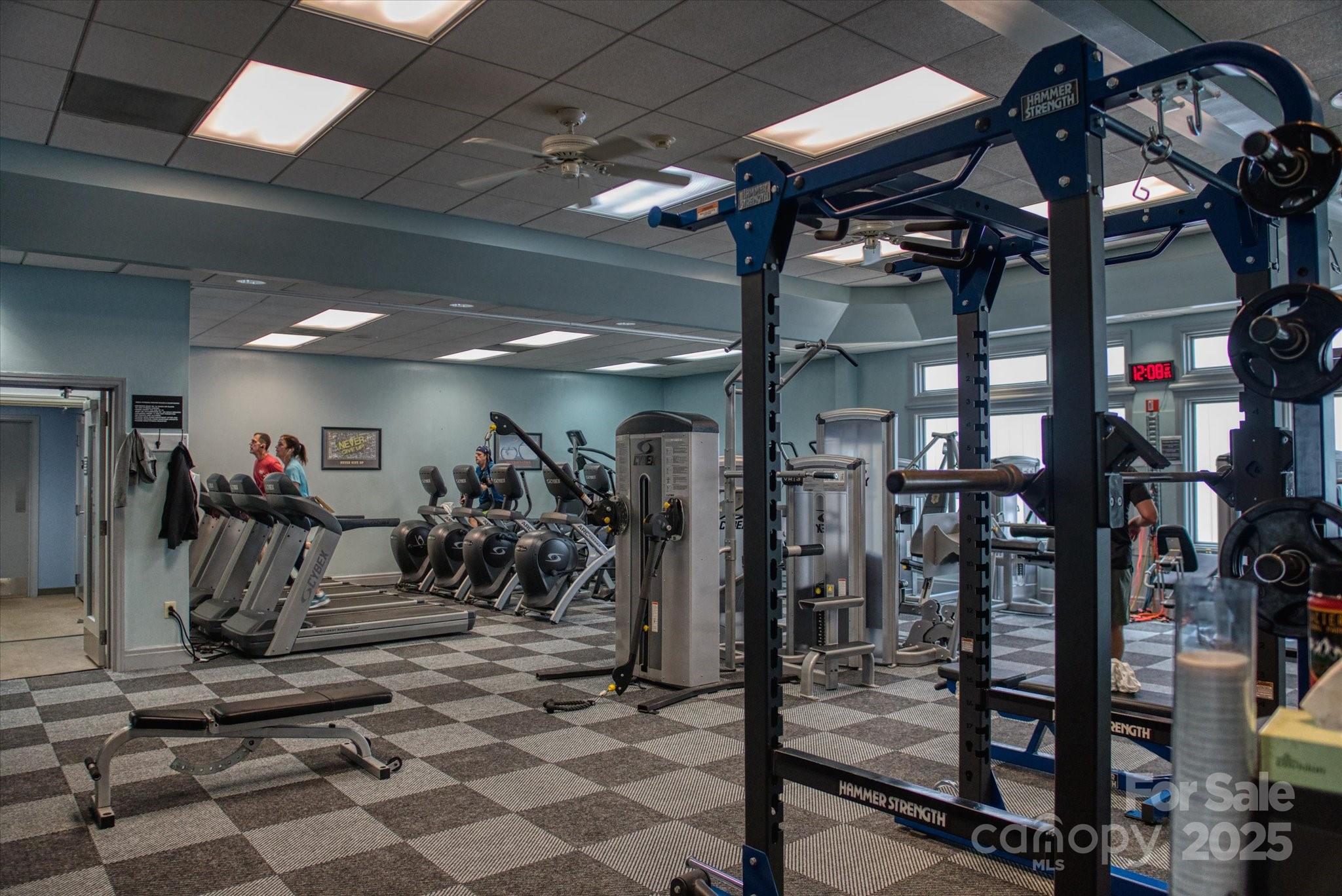 19622 River Falls Drive Davidson, NC 28036 - Photo 20 of 25 a view of a room with gym equipment