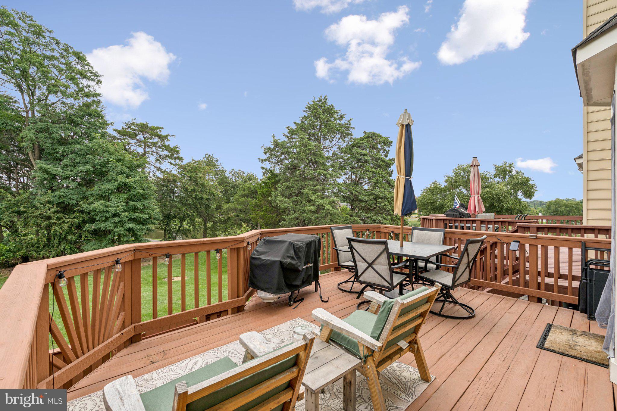 21140 Dray Terrace Ashburn, VA 20147 - Photo 11 of 31 Spacious Deck with Views of Windmill Pond