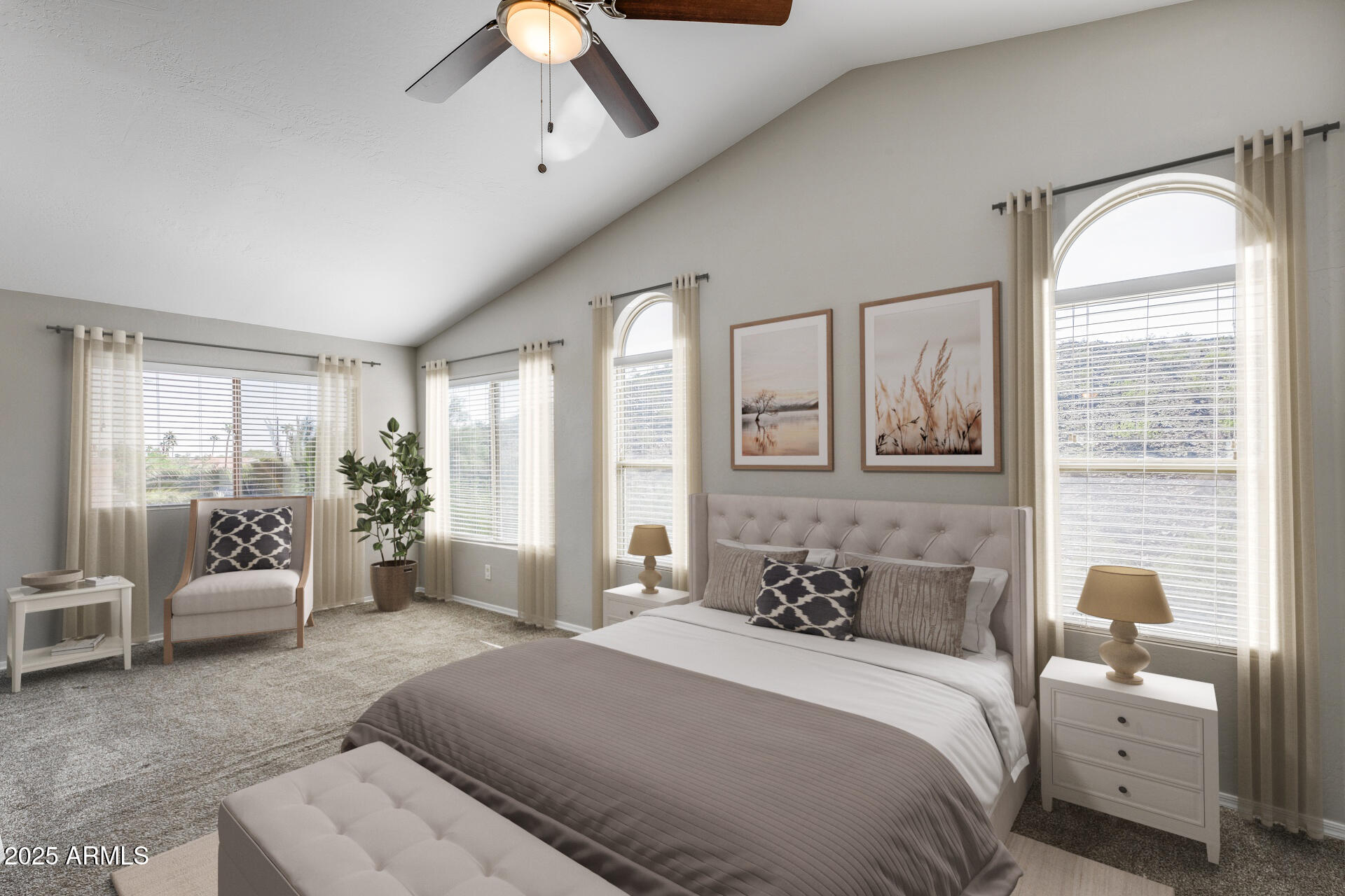 14452 South 40th Street Phoenix, AZ 85044 - Photo 52 of 92 a spacious bedroom with a bed and a couch