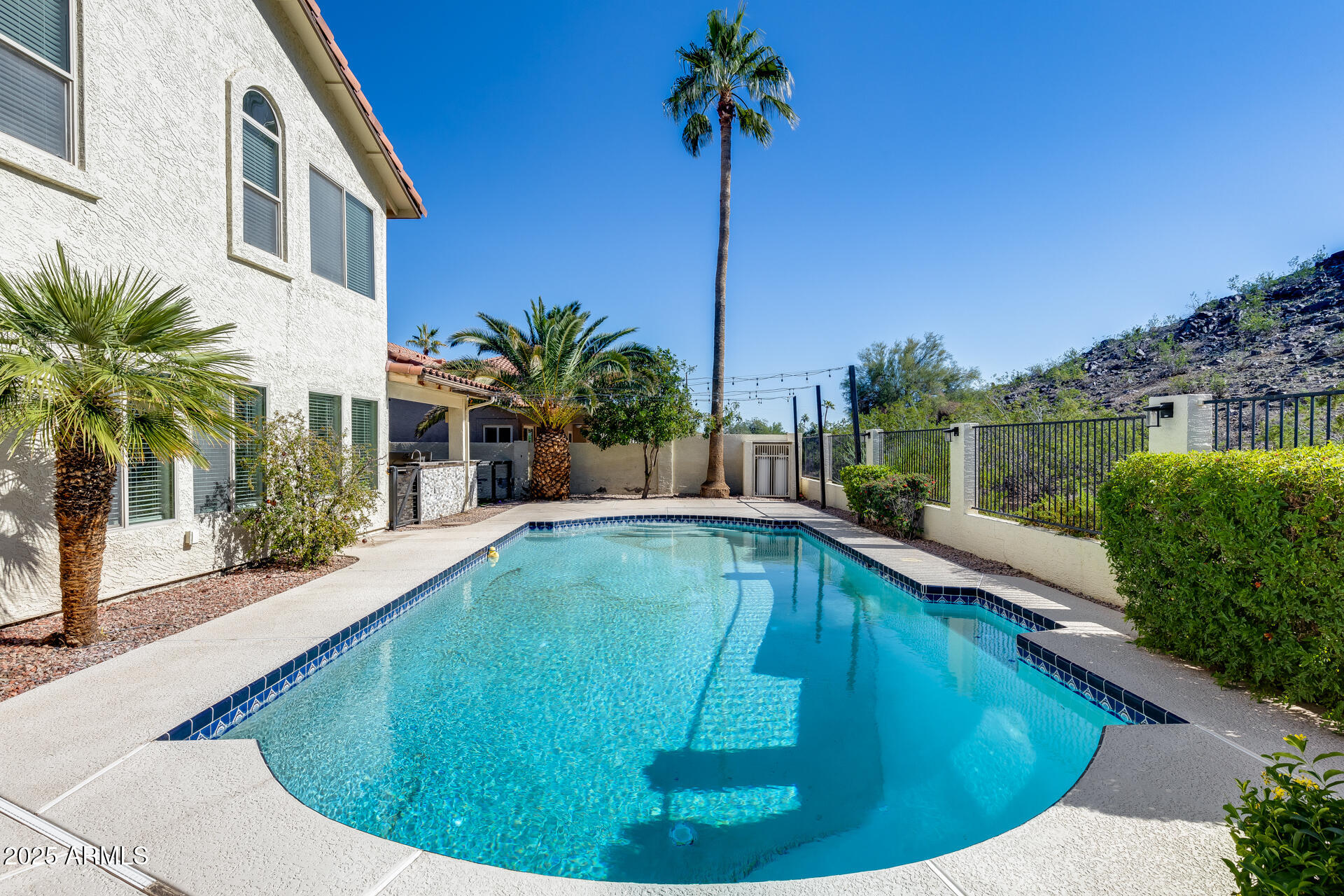 14452 South 40th Street Phoenix, AZ 85044 - Photo 66 of 92 a view of a swimming pool with a garden