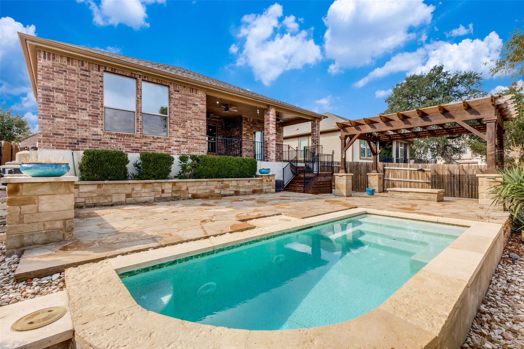 1205 Half Hitch Trail Georgetown, TX 78633 - Photo 2 of 12 a view of a house with swimming pool