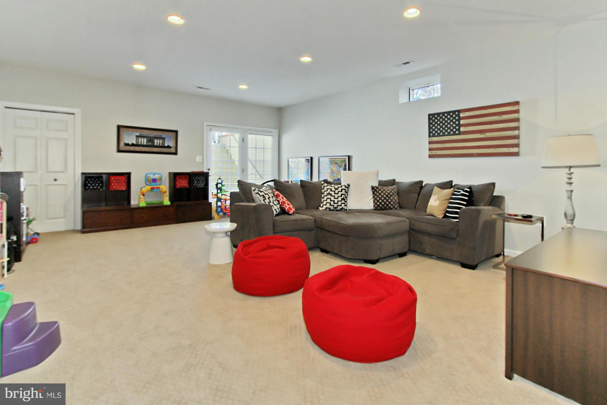 42480 Spring Splendor Drive Ashburn, VA 20148 - Photo 22 of 30 Open and Easy to Enjoy Rec Room w Walk Up to Yard