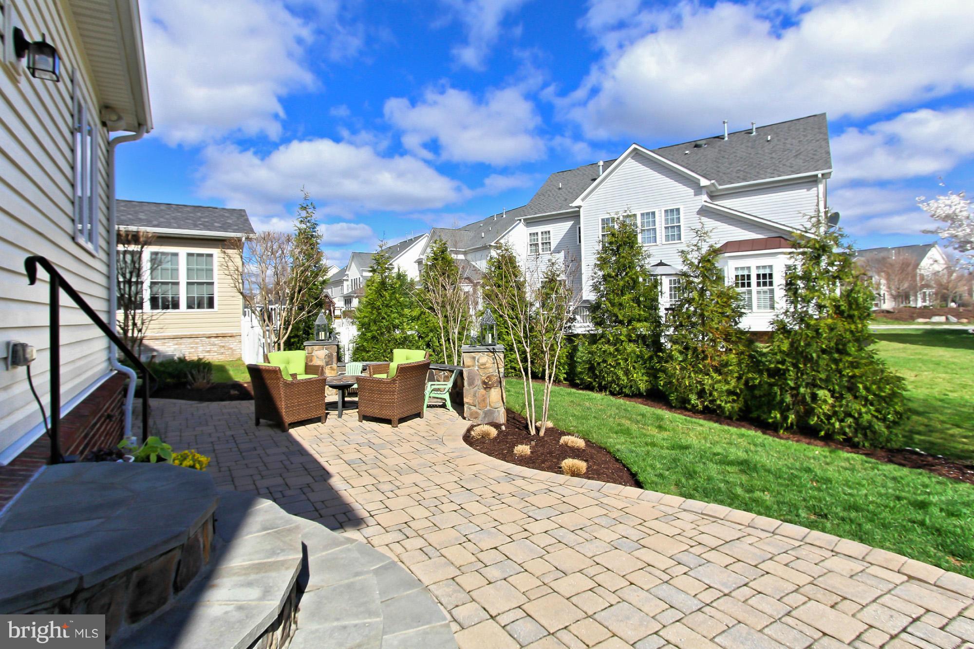 42480 Spring Splendor Drive Ashburn, VA 20148 - Photo 24 of 30 Custom Paver Patio w Seating Wall