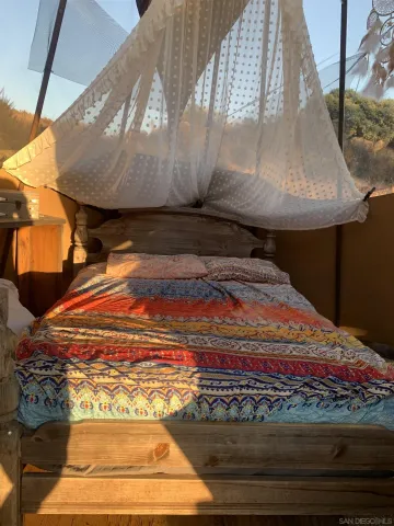 a view of a lake with a mountain