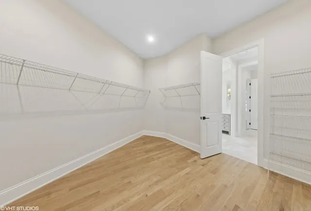 a view of a room with an empty space