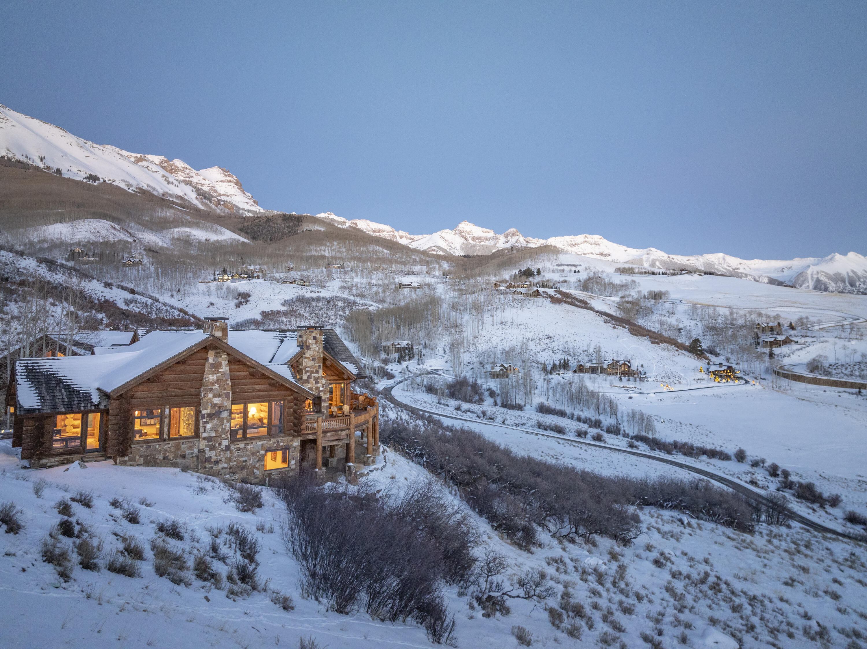 213 Josefa Lane Telluride, CO 81435 - Photo 34 of 35 Exterior Glow