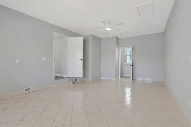 a view of an empty room