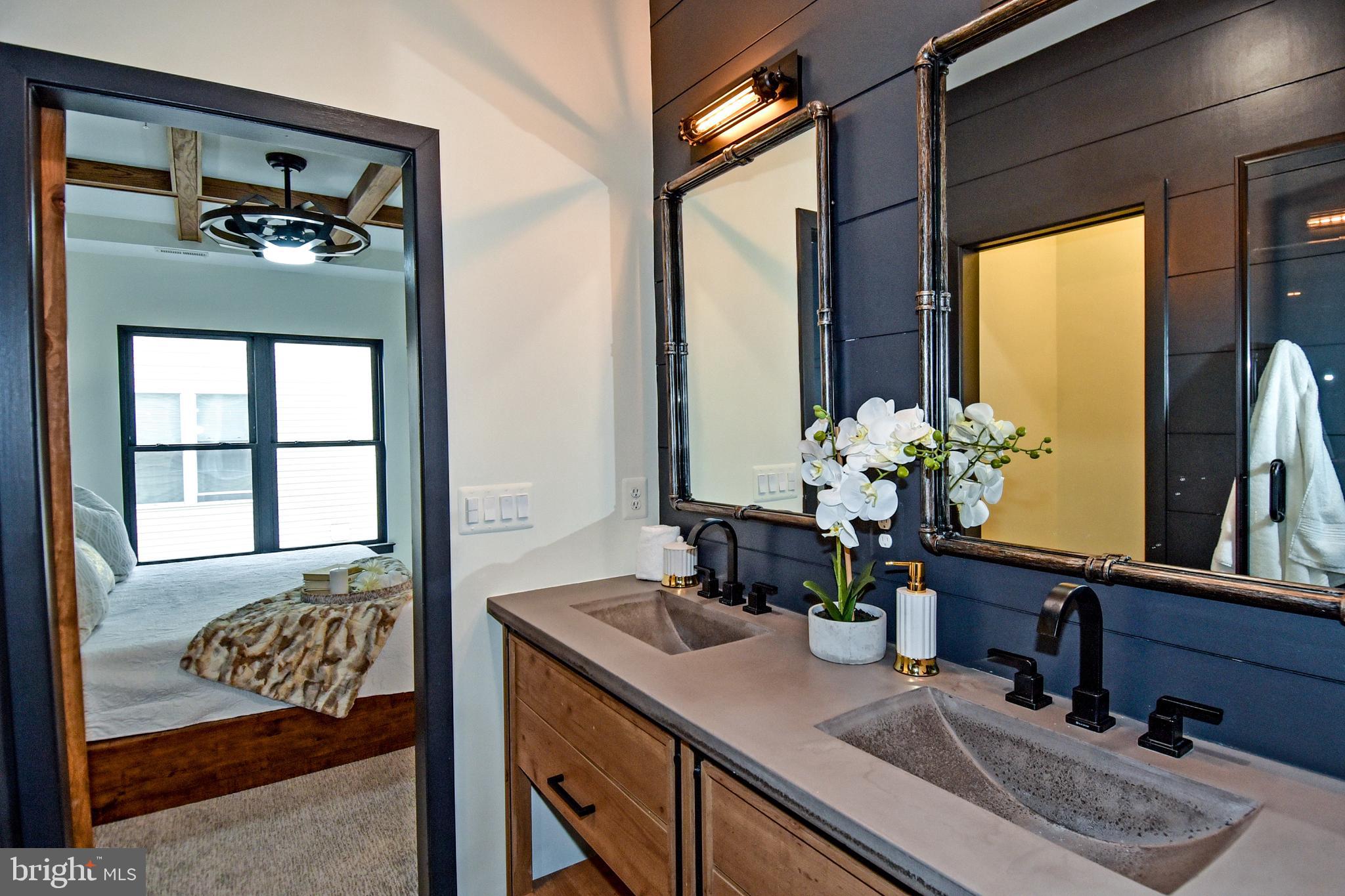 1029 5th Street Southeast Washington, DC 20003 - Photo 18 of 58 Owners Suite Renovated bathroom with double vanity