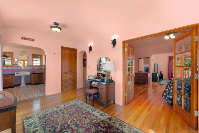 a very nice looking room with a large window