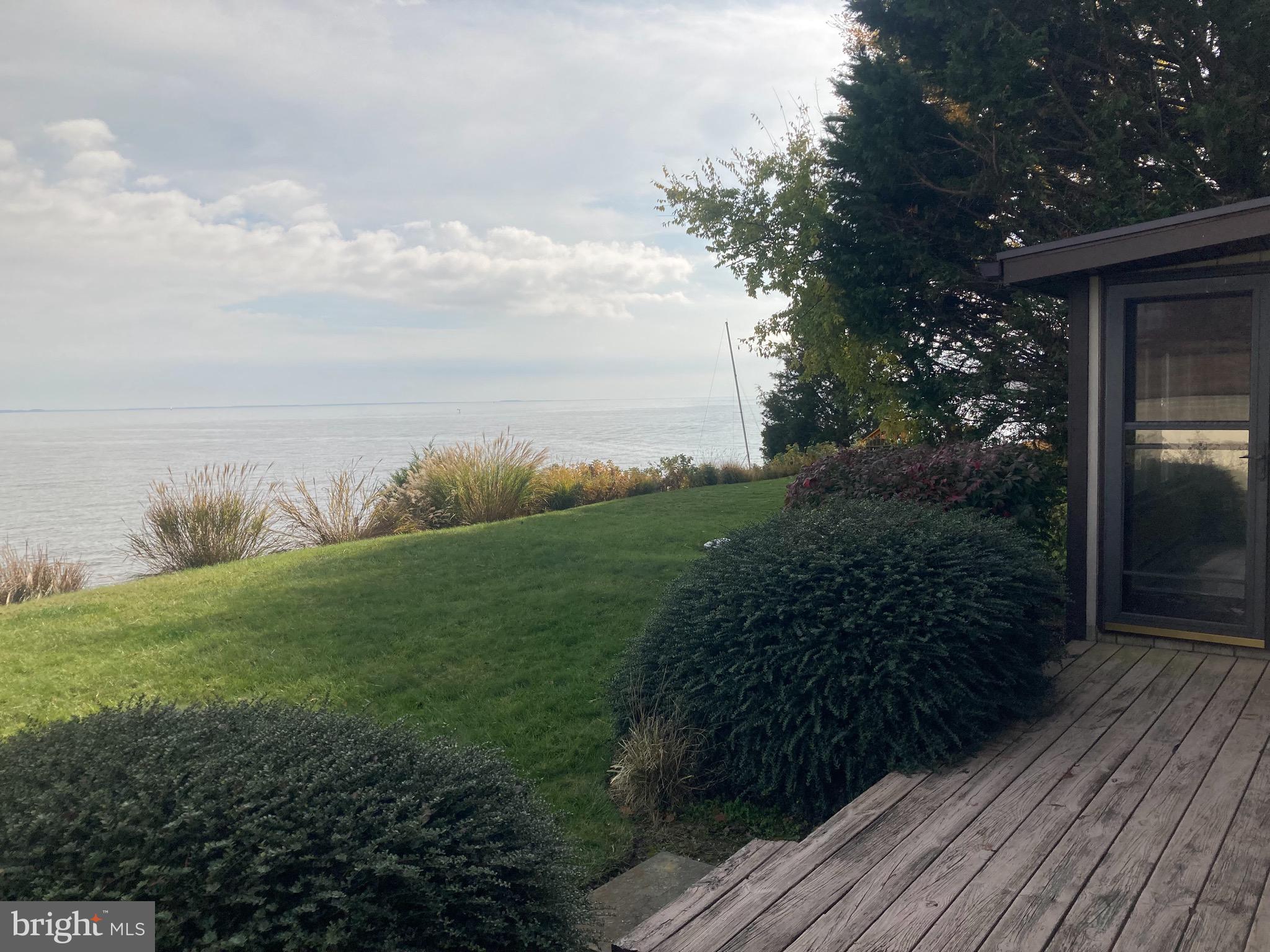 3911 Bayside Drive Edgewater, MD 21037 - Photo 13 of 28 Look south down the bay from your expansive deck.