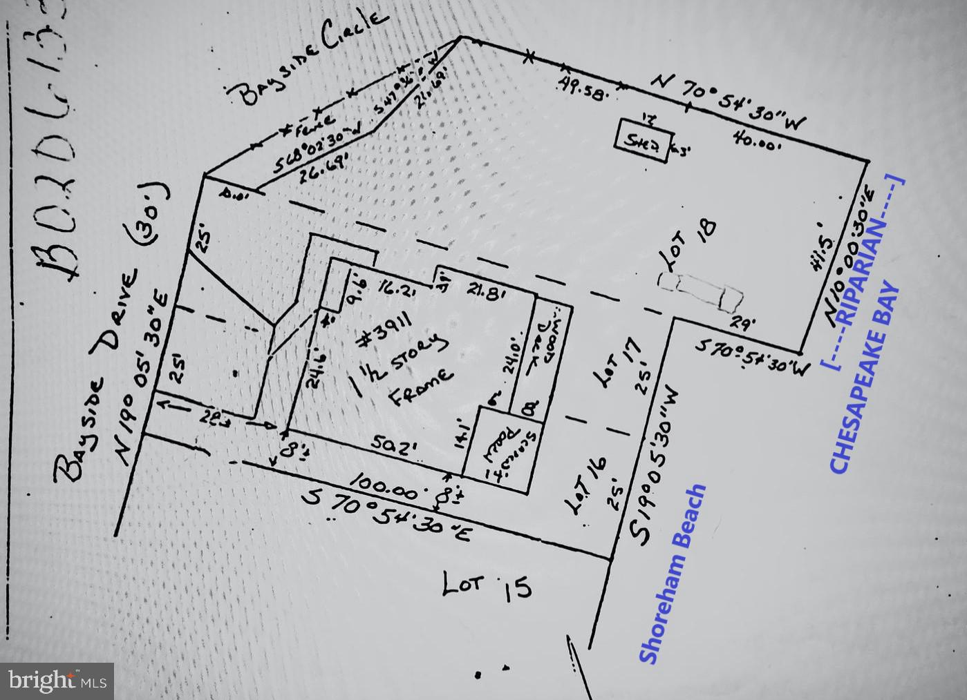 3911 Bayside Drive Edgewater, MD 21037 - Photo 10 of 28 Lot 18 riparian WF; Lots 16-17 non-riparian WF