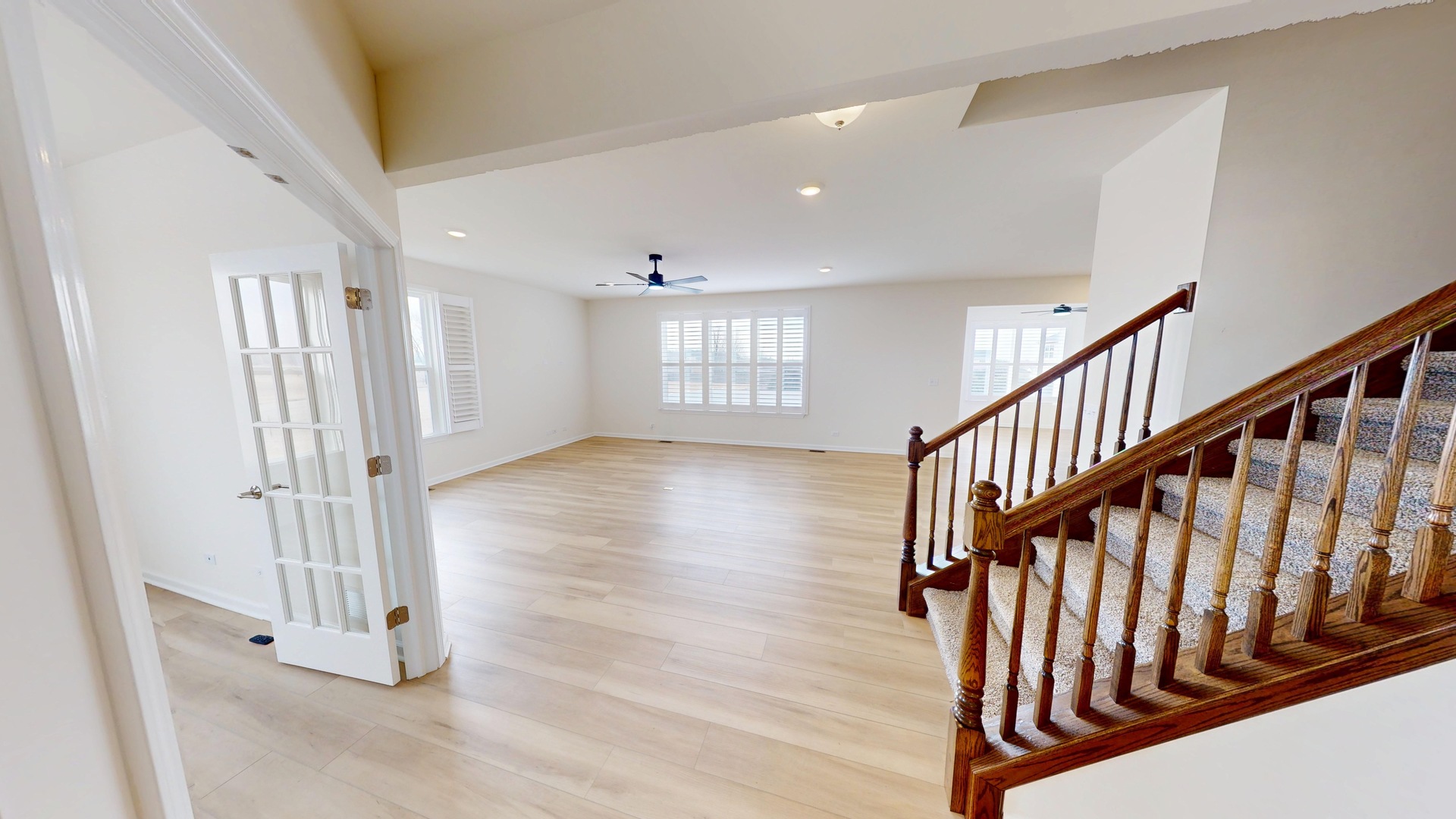 219 Deer Run Trail Poplar Grove, IL 61065 - Photo 3 of 30 a view of an entryway with wooden floor