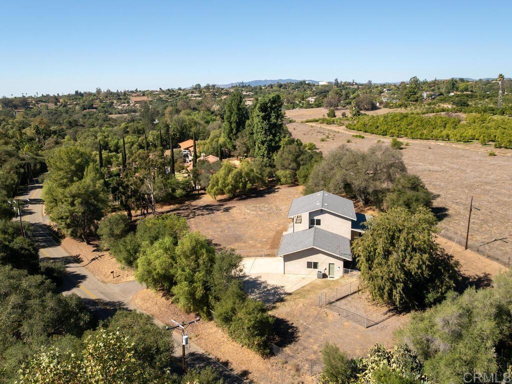 2844 Live Oak Park Road Fallbrook, CA 92028 - Photo 58 of 65 an aerial view of a house with a garden