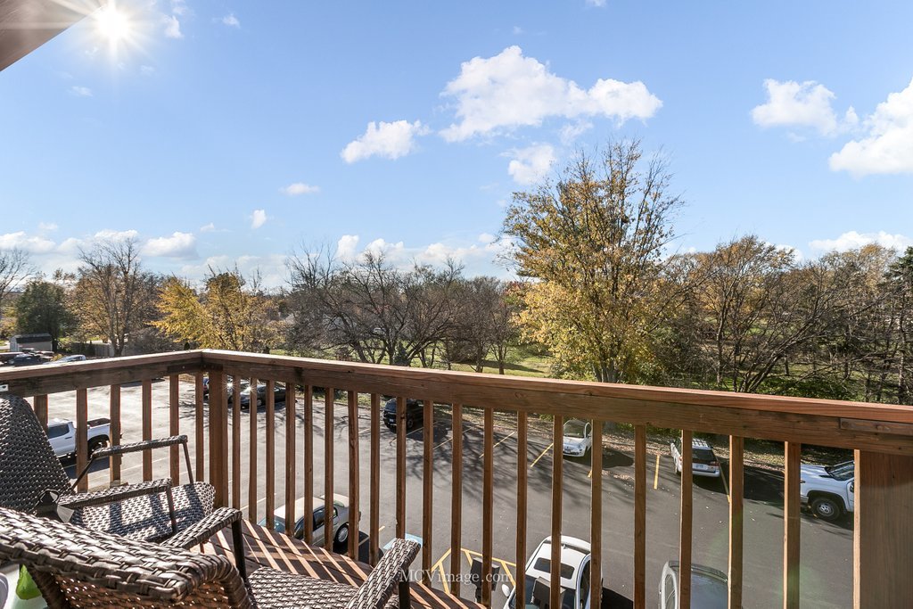 19360 Wolf Road, Unit 10 Mokena, IL 60448 - Photo 17 of 24 a view of a balcony with wooden fence