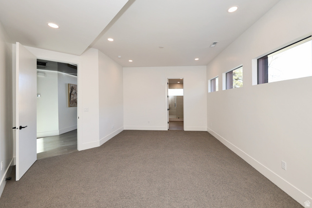 1306 East Victor Lane Draper, UT 84020 - Photo 23 of 60 Unfurnished room with carpet and recessed lighting