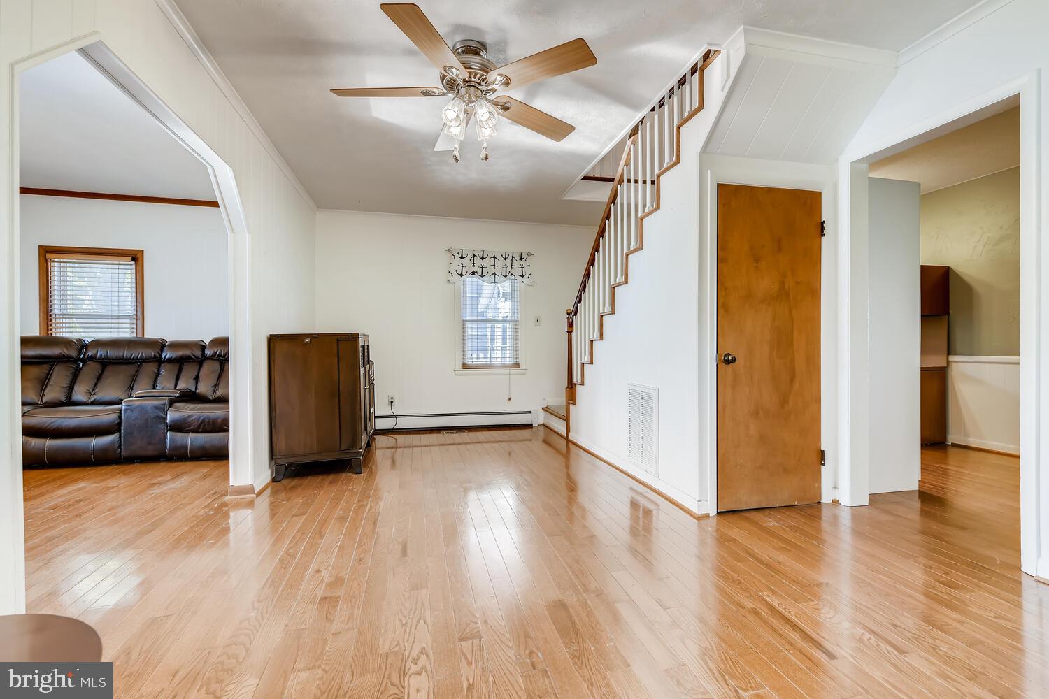 418 Carvel Beach Road Curtis Bay, MD 21226 - Photo 18 of 54 a view of a livingroom with wooden floor and furniture