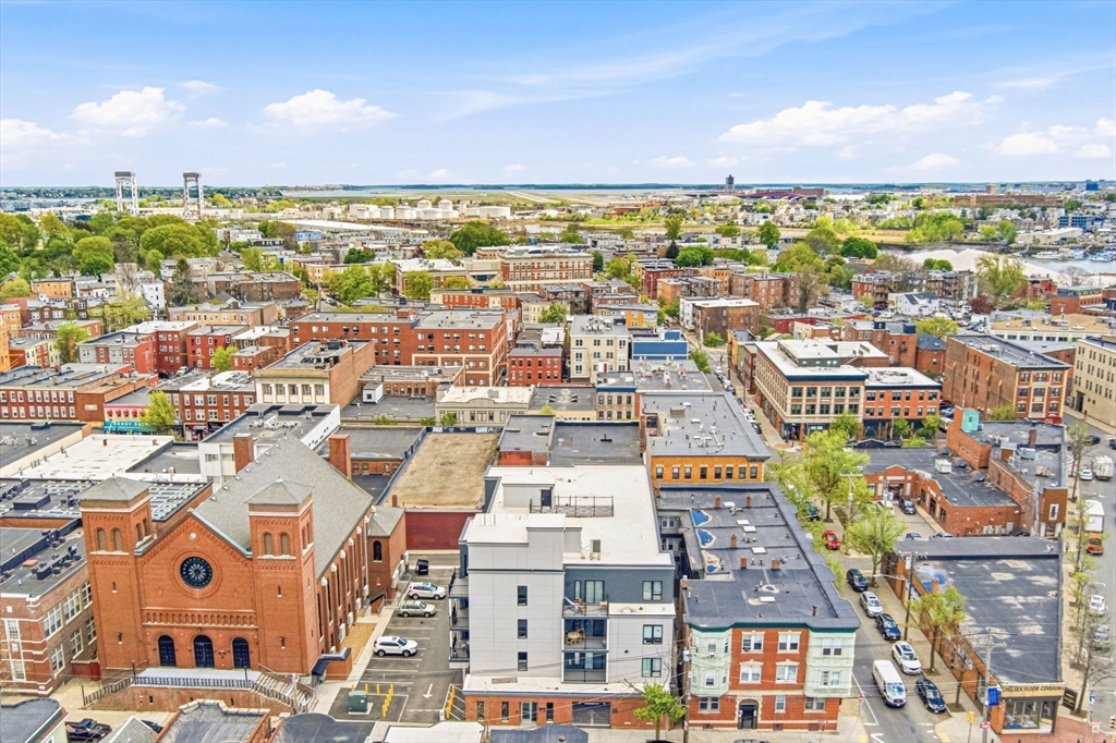 157 Chestnut Street, Unit 203 Chelsea, MA 02150 - Photo 24 of 31 an aerial view of a city
