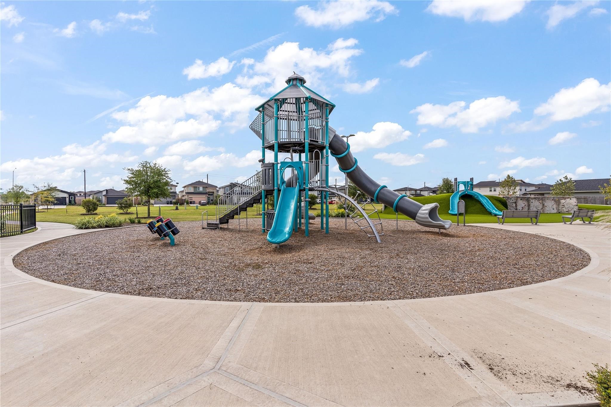 12722 Basinghall Lane Houston, TX 77047 - Photo 20 of 22 a view of outdoor space with playground and green space