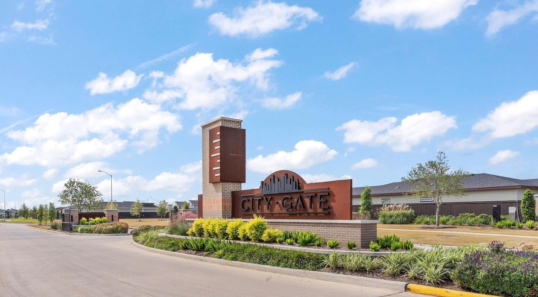 12722 Basinghall Lane Houston, TX 77047 - Photo 21 of 22 a front view of a house with a yard and street view