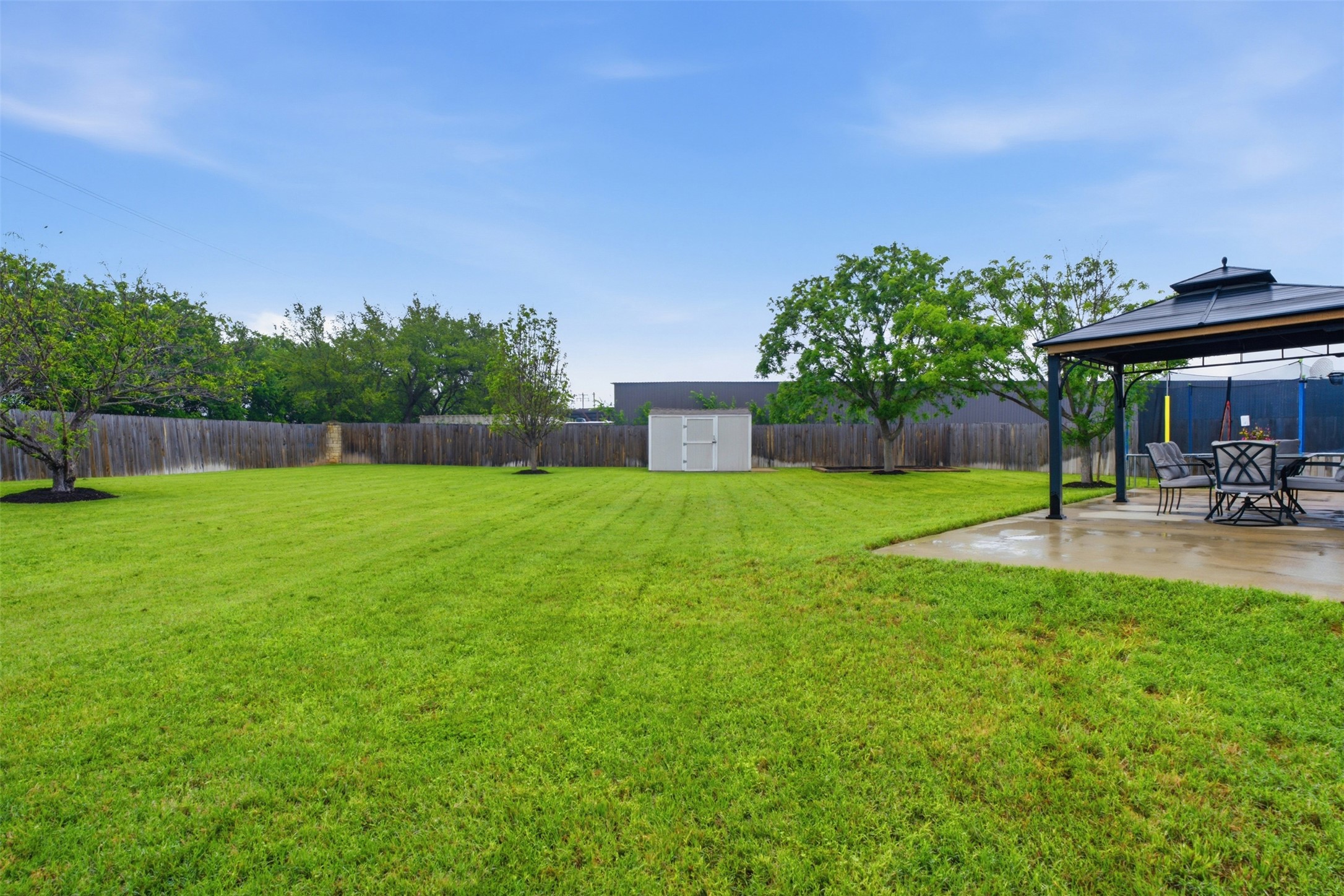 137 Barn Owl Loop Leander, TX 78641 - Photo 33 of 36 a view of a backyard with a garden and plants