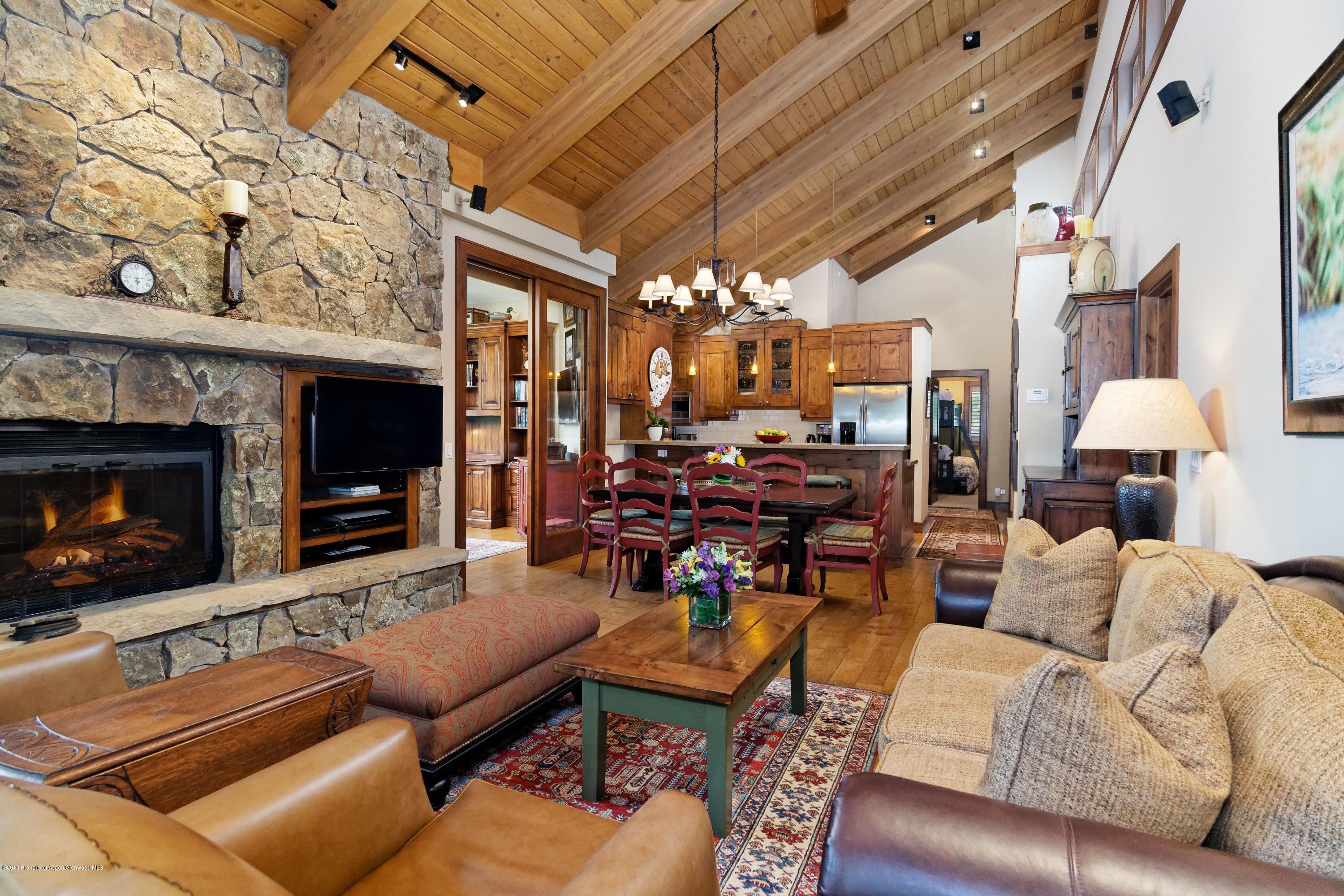 800 Ridge Road, Unit 14 Snowmass Village, CO 81615 - Photo 2 of 21 living dining kitchen