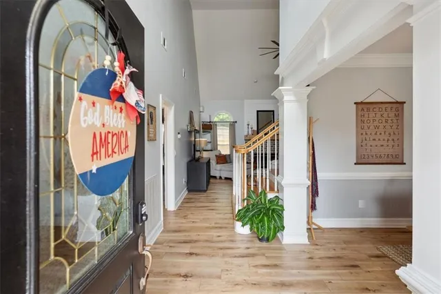 a view of an entryway