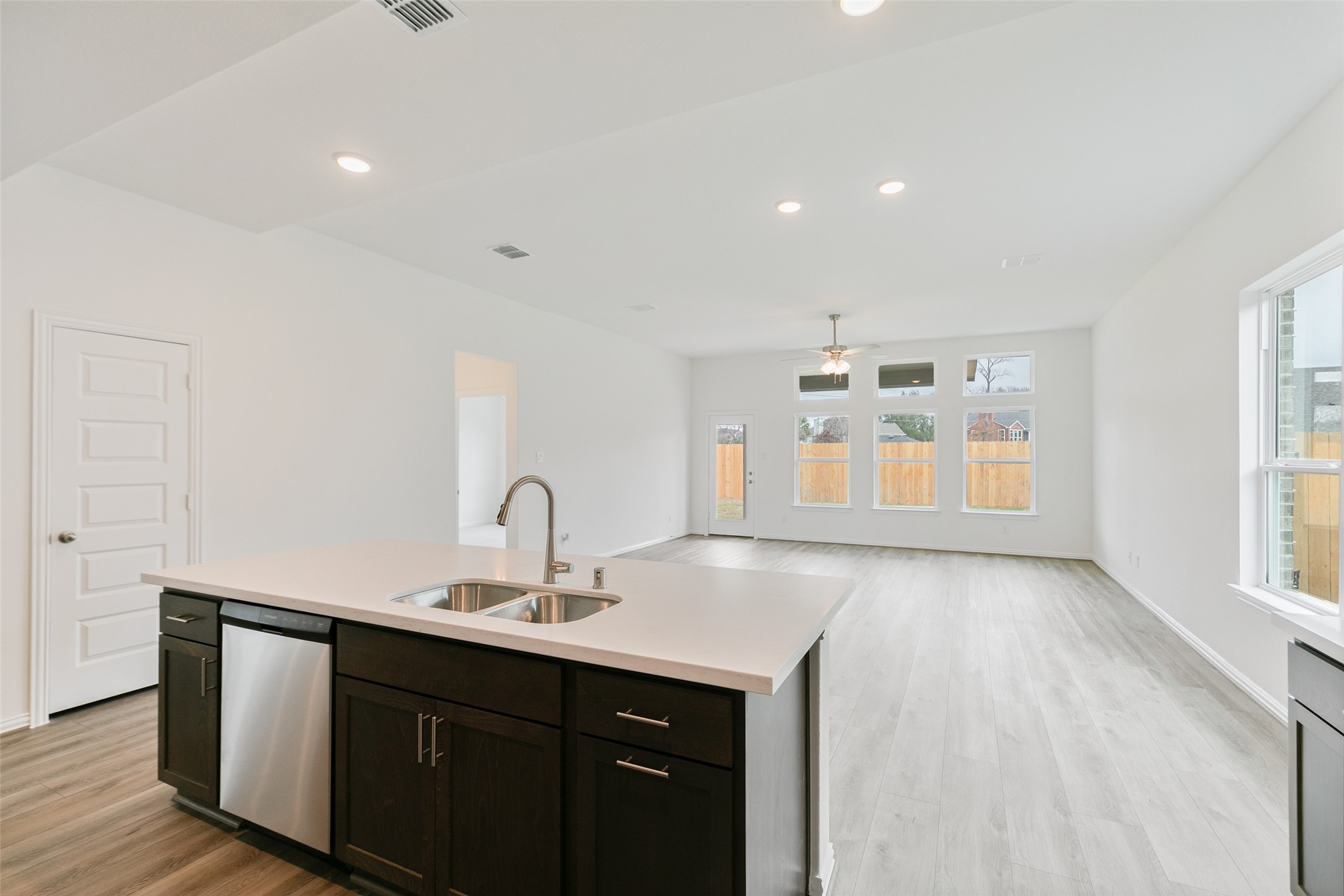 2710 Alexis Street Seabrook, TX 77586 - Photo 18 of 46 a kitchen with a sink cabinets and window