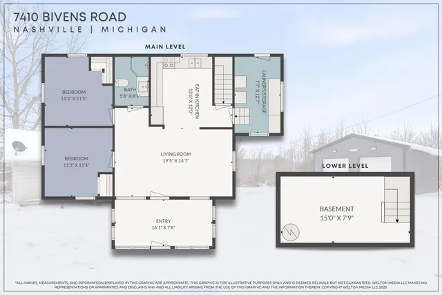 $199,900 | 7410 Bivens Road, Nashville, MI 49073